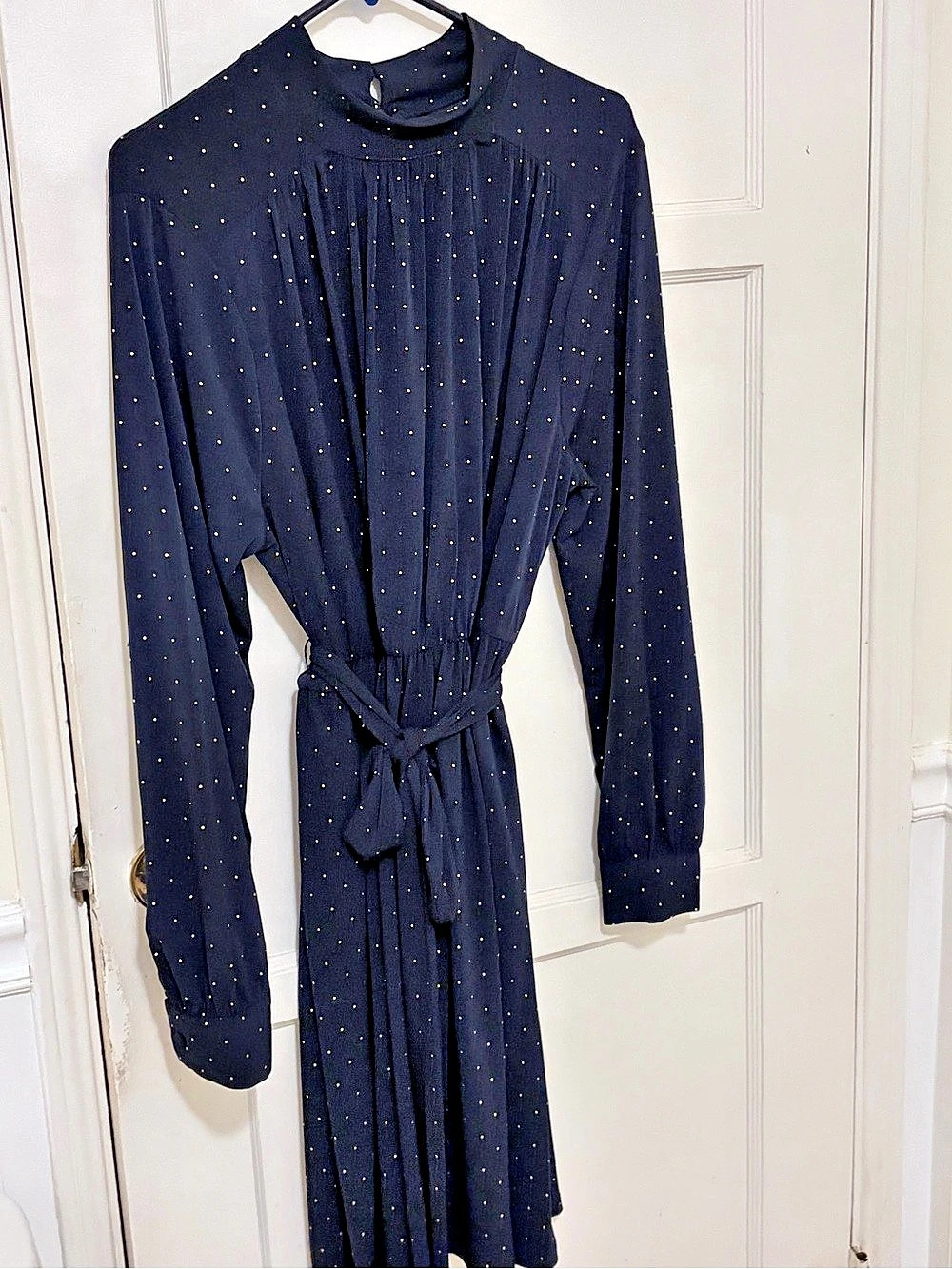 Lane Bryant Polka Dot Maxi Dress Size 14/16 Like New